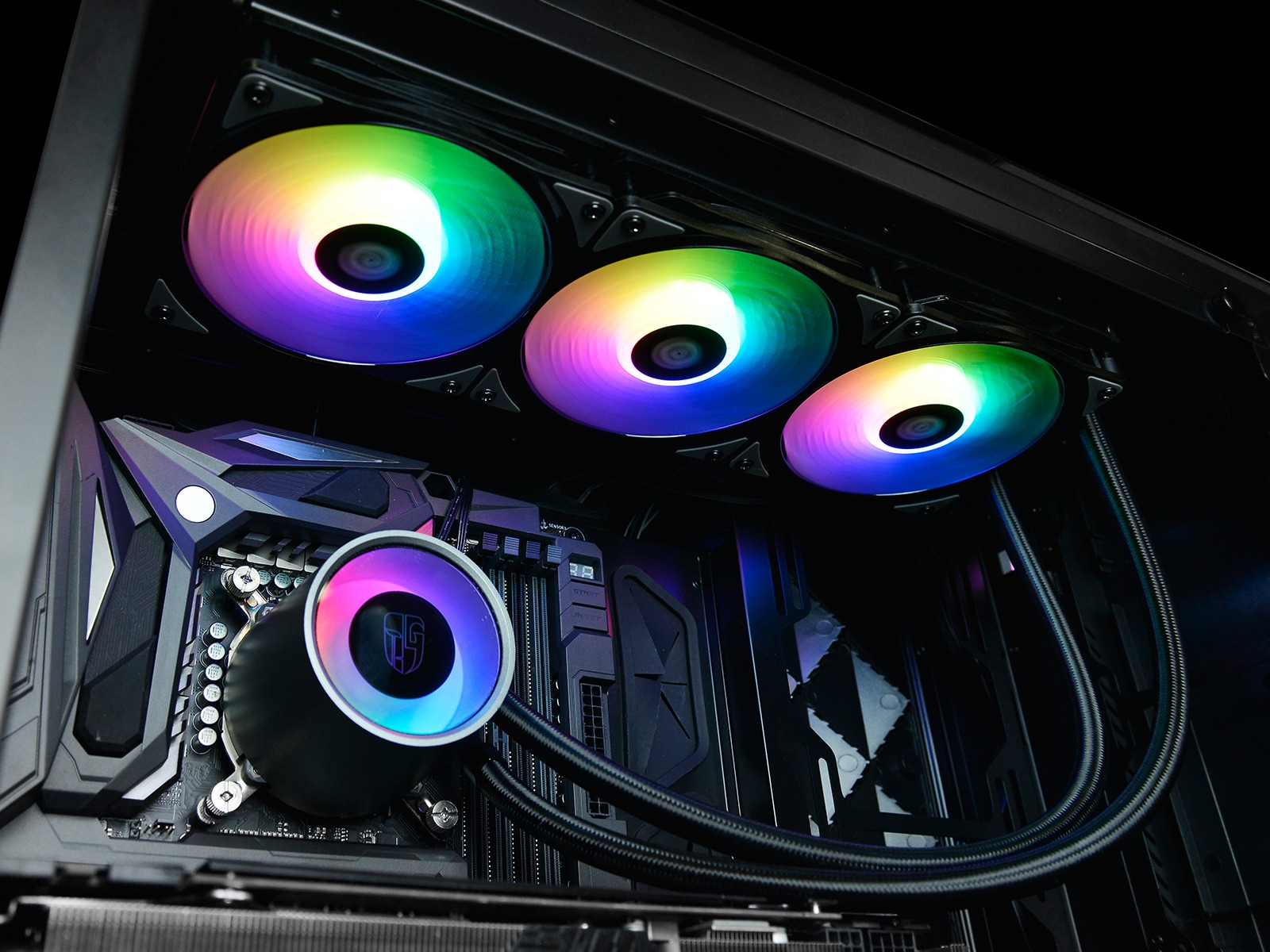 комплект водяного охлаждения deepcool castle 360 v2. Deepcool castle 360 rgb. сжо deepcool castle 360rgb. Deepcool castle 240ex. Deepcool castle 360 rgb.