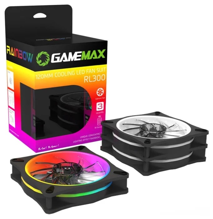 Купить Комплект вентиляторов для корпуса GameMax RL300 в Ташкенте в ...