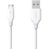 Кабель Anker Powerline microUSB V3 0.9 м White, фото 1