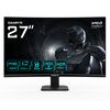 Изогнутый игровой монитор 27" Gigabyte GS27FC2 VA Full HD 240Hz 1ms HDMI DP Black, фото 1