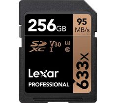 LEXAR SD 256GB 633X 4K, фото 1