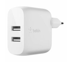 Сетевое ЗУ Belkin Home Charger (24W) DUAL USB 2.4A, White, фото 1