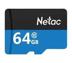 Netac microSDHC 64 GB Class 10 + SD adapter, фото 1