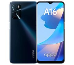 Смартфон OPPO A16 3/32 ГБ Crystal Black, фото 1