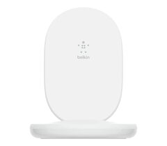 Беспроводное зарядное устройство Belkin Stand Wireless Charging Qi, 15W, white, фото 1