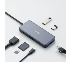 USB-HUB адаптер Anker PowerExpand+ 7-in-1 USB-C PD Ethernet, фото 1