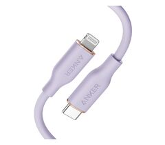 Type-C кабель Anker PowerLine III Flow USB-C with Lightning Connector 3ft Purple, фото 1