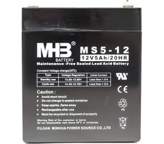 Аккумуляторная Свинцово-кислотная батарея MHB MS5-12, фото 1
