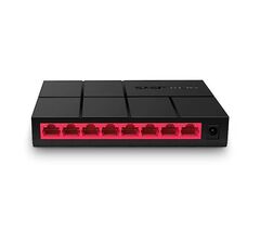 8-портовый настольный коммутатор Mercusys 10/100/1000 Мбит/с MS108G Ethernet-концентратор | RJ45 | Подключи и играй, фото 1