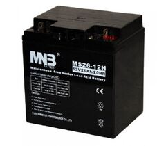 Аккумуляторная Свинцово-кислотная батарея MHB MS 26-12, фото 1