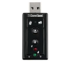 Внешняя звуковая карта USB 7.1 Channel Sound, фото 1