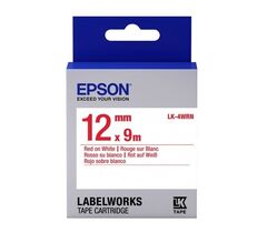 Картридж с лентой Epson Tape - LK4WRN Std Red/Wht 12/9 лента 12mm / 9m для LW400 / LW700, фото 1