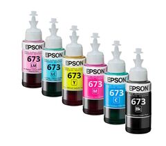 Чернила Epson T6731 6 цветов: BK, CA, MA, YE, LC, LM Ink Bottle для L8xx / L1800 (ЦЕНА ЗА ОДИН ТИП ТОВАРА, 1ШТ), фото 1