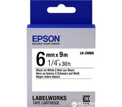 Картридж с лентой Epson Tape - LK2WBN Std Blk/Wht 6/9 лента 6mm / 9m для LW400 / LW700, фото 1