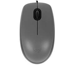 Мышь проводная Logitech Mouse M111 SILENT серый, фото 1