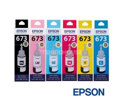 Чернила Epson T6736 LM / T6731 BK/T6732 CA / T6733 MA/ T6734 YE/T6735 LC Bottle  (70 мл, 1500-1800 фото 10x15) для L8xx / L1800, фото 1