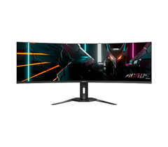 Aorus — 49″ CO49DQ Gaming Monitor, 144Hz, 0,03mc, DQHD (5120×1440), 4K, HDMI, DisplayPort, Type-C, USB, RGB, OLED, фото 1