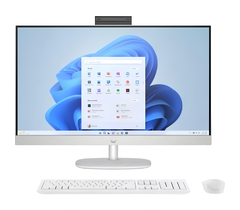 HP 24-cr0040ci (382) (Intel Core i5-1335U/ DDR4 16GB/ SSD 512GB/ 23,8 FHD/ Intel Iris Xe Graphics/ No DVD/ key + mouse/ NoOS/ RU) White, фото 1