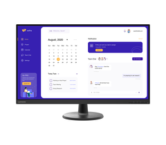 Lenovo — 32″ D32-45 Monitor, VA, 60Hz, 4mc, FHD(1920×1080), HDMI+DP, Black, фото 1