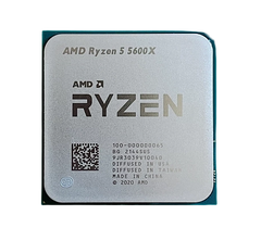 AMD Ryzen™ 5 Vermeer 5600X - 3.7 GHz, 6 cores/12 threads, No GPU, AM4 (100-000000065), oem, фото 1