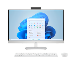 HP 24-cr1026ci (259) (Intel Core Ultra5-125U/ DDR5 8GB/ SSD 512GB/ 23,8 FHD/ Intel UHD Graphics/ key + mouse/ NoOS/ RU) White, фото 1