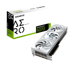 Gigabyte - 12GB GeForce RTX5070 AERO OC GV-N5070AERO OC-12GD, фото 1