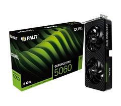 Palit - 8GB GeForce RTX5060 DUAL GDDR7 128bit 3-DP HDMI, фото 1