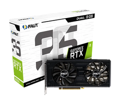 Palit - 8GB GeForce RTX3050 DUAL GDDR6 128bit, фото 1