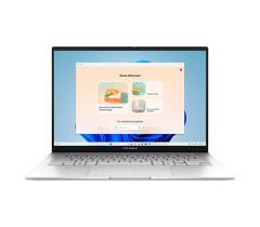 Asus Zenbook Intel Ultra 9-285H| DDR5 16GB| SSD 1TB| 14″ OLED| Intel UHD Graphics| Free Dos| Silver, фото 1