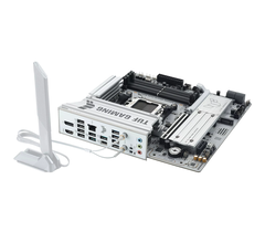 Материнская плата ASUS TUF GAMING B650M-PLUS WIFI BT WHITE DDR5 (Socket AM5, microATX), фото 1