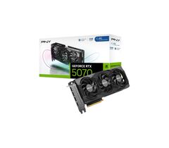 Видеокарта PNY GeForce RTX 5070 XLR8 Gaming EPIC-X RGB / Verto Triple Fan 12GB GDDR7 (VCG507012TFXPB1), фото 1