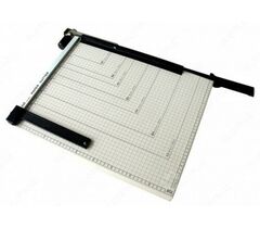 Резак для бумаги Deli E8012 A3 (гильотина), 12 листов, металлический, 69,5×43×44 см, фото 1