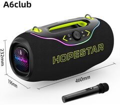 A6 CLUB + Microphone мощная портативная Bluetooth-колонка, фото 1