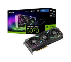 Видеокарта PNY GeForce RTX 5070 XLR8 Gaming EPIC-X RGB OC 12GB GDDR7 (VCG507012TFXXPB1-O), фото 1