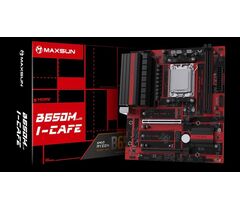 Материнская плата Maxsun B650M I-CAFE DDR5 (AMD AM5, Micro-ATX), фото 1