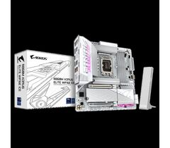 Материнская плата Gigabyte B860M AORUS ELITE WIFI6E ICE DDR5 (LGA1851, Micro-ATX), фото 1