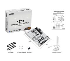 Материнская плата ASUS B650 MAX GAMING WIFI WHITE DDR5 (Socket AM5, ATX), фото 1