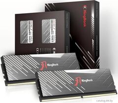 Комплект оперативной памяти KingBank DDR4 32GB (2x16GB) 3600MHz Black Heatsink RGB DRAM, фото 1