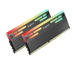 Комплект оперативной памяти KingBank DDR5 32GB (2x16GB) 6000MHz Black Heatsink RGB DRAM (C36), фото 1