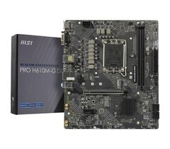 Материнская плата MSI PRO H610M-G DDR4 (LGA1700, Micro-ATX), фото 1