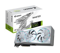 Видеокарта Gigabyte GeForce RTX 5080 AORUS MASTER ICE 16GB GDDR7 (GV-N5080AORUSM ICE-16GD), фото 1