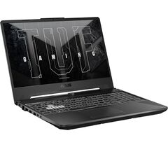 Ноутбук ASUS TUF Gaming A15 (AMD Ryzen 7-7435HS / DDR5 16GB / SSD 512GB / 15.6" FHD 144Hz / NVIDIA GeForce RTX 3050 4GB / Backlit / NoOS / RU) Black (90NR0QE7-M001A0 / FA506NCQ-HN018), фото 1