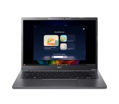 Ноутбук Acer Aspire 14 (Intel Core 5-120U / DDR5 16GB / SSD 512GB / 14" WUXGA IPS / Intel UHD Graphics / NoOS / RU) Silver (NX.KXHER.003), фото 1