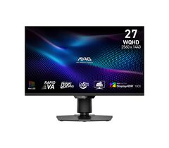 Игровой MiniLED-монитор 27" MSI MAG 274QPF X30MV Rapid IPS WQHD (2560x1440) 300Hz 1ms HDMI DisplayPort HAS Black (9S6-3CF09H-028), фото 1