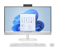 Моноблок HP 27-cr2116ci (603) (Intel Core Ultra 7-155U / DDR5 8GB / SSD 512GB / 27" FHD IPS / Win11 / Intel UHD Graphics / No DVD / key + mouse / RU) White (E19WQEA), фото 1