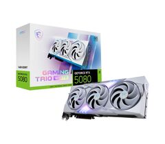 Видеокарта MSI GeForce RTX 5080 GAMING TRIO OC WHITE 16GB (912-V531-049), фото 1