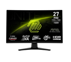 Игровой изогнутый монитор 27" MSI MAG 274CXF Curved Rapid VA Full HD (1920x1080) 280Hz 0.5ms HDMI DisplayPort Type-C Black (9S6-3CE31T-012), фото 1