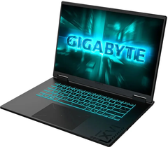 Игровой ноутбук GIGABYTE GAMING A16 GA63H (AMD Ryzen 7-260 / DDR5 16GB / SSD 512GB / 16.0" FHD 165Hz / RTX 5050 8GB / Backlit / NoOS / RU) Black (3THK3KZ893SD), фото 1
