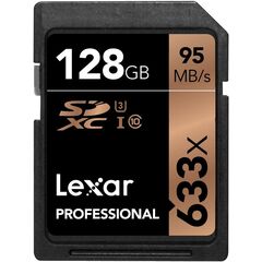 LEXAR SD 128GB 633X 4K, фото 1