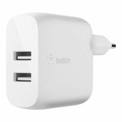 Сетевое ЗУ Belkin Home Charger (24W) DUAL USB 2.4A, White, фото 1